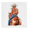 Stupell Industries Fashionable Chic Cowgirl Canvas Wall Art Design by Amanda Greenwood